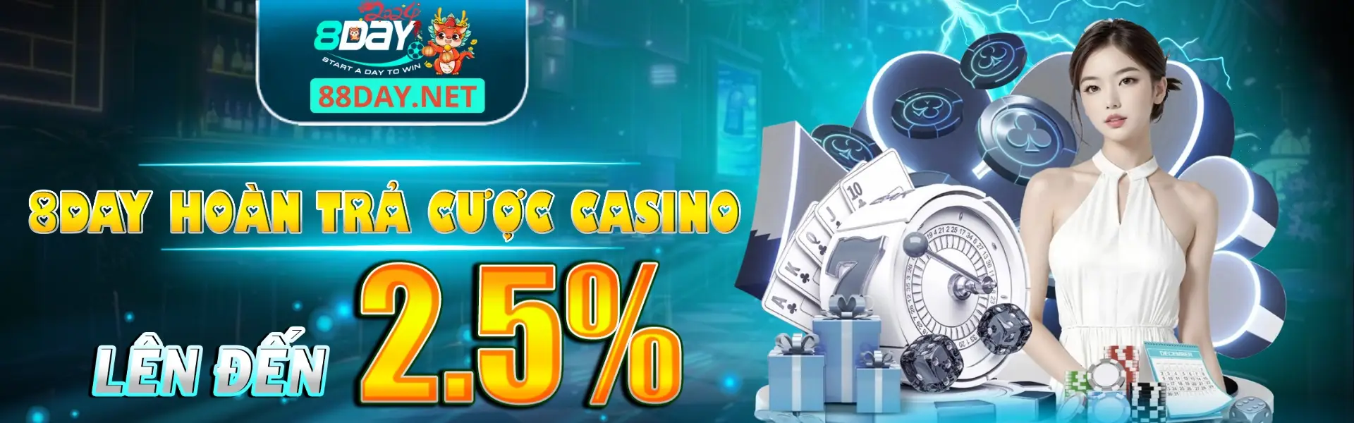 Hoàn trả cá cược Casino