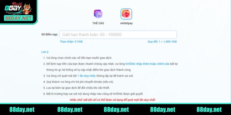 Giao dịch nhanh qua chuyển khoản