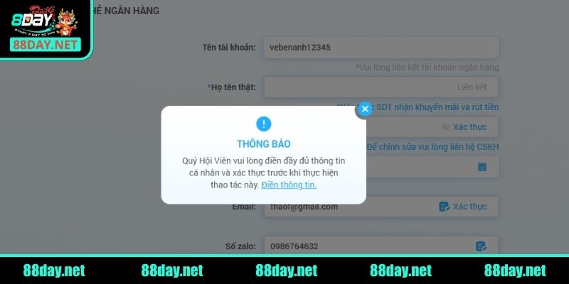 Thời gian xử lý yêu cầu rút tiền 8Day