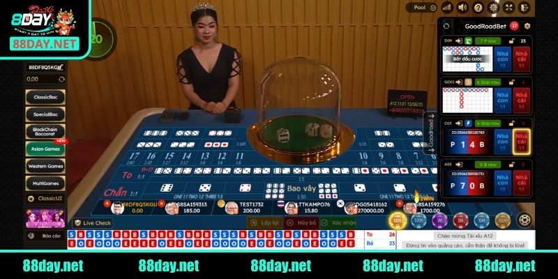 Sicbo hấp dẫn tại sảnh Dream Gaming